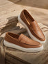 ELAN-02 Tan Men's Loafers