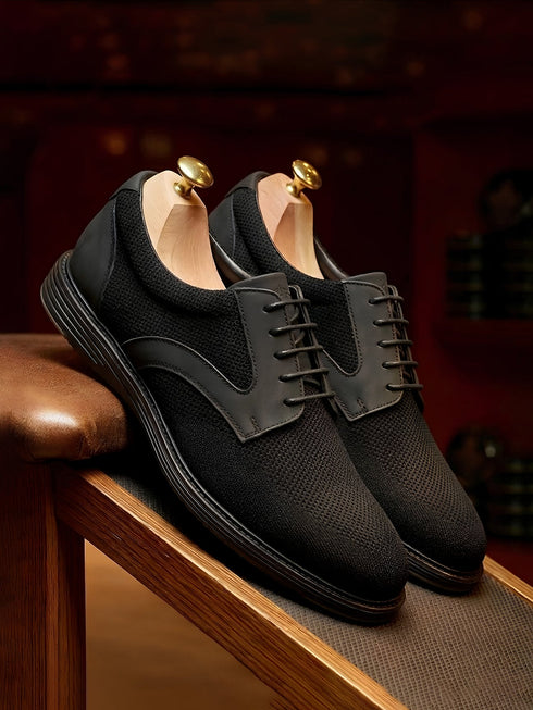 ELAN-17 Black Men's Formal Sneakers