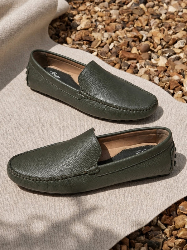ELAN-19 Olive Men's Loafers