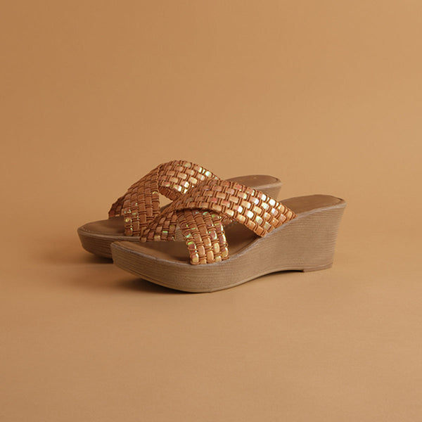 Eliza Embellished Wedges