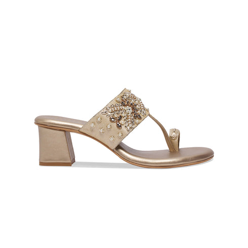 Elka Embroidered Heels