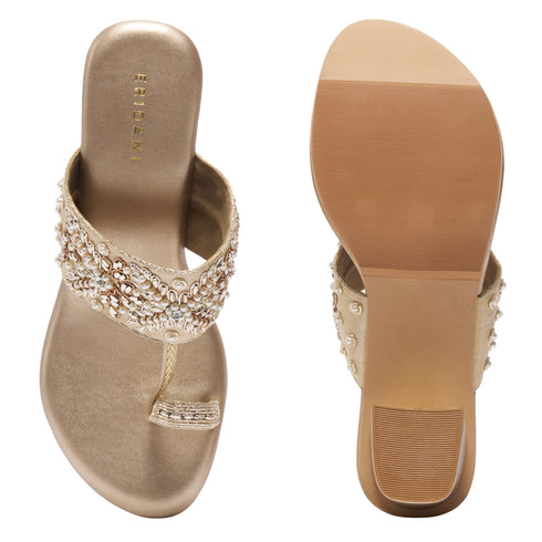 Elka Embroidered Heels