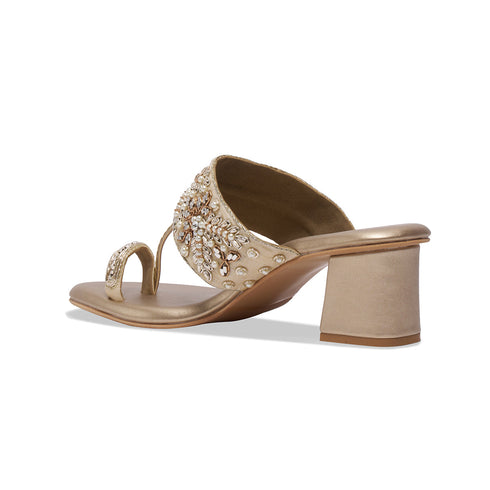 Elka Embroidered Heels