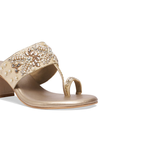 Elka Embroidered Heels