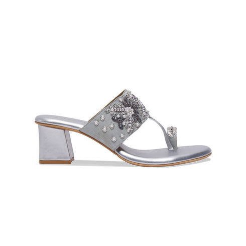 Elka Embroidered Heels