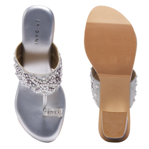 Elka Embroidered Heels