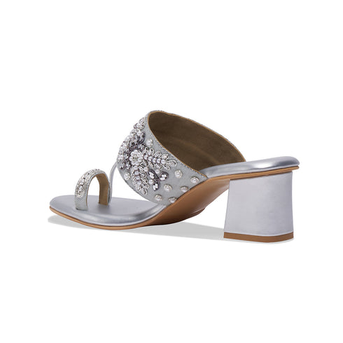 Elka Embroidered Heels