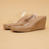 Elysa Transparent Wedge Sandals