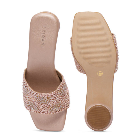 Esha Embroidered Heels