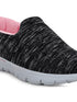 FABIA Black Women's Walking Shoes