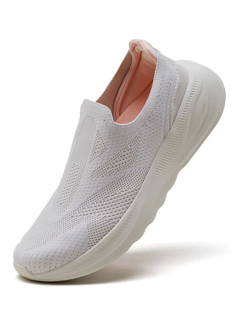 FABY White Women's Walking Shoes
