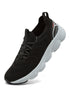 FALKO Black Men's Walking Shoes