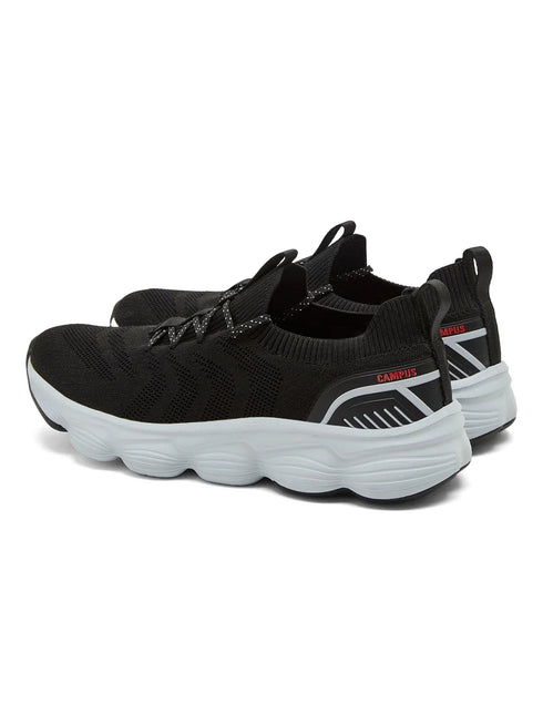 FALKO Black Men's Walking Shoes