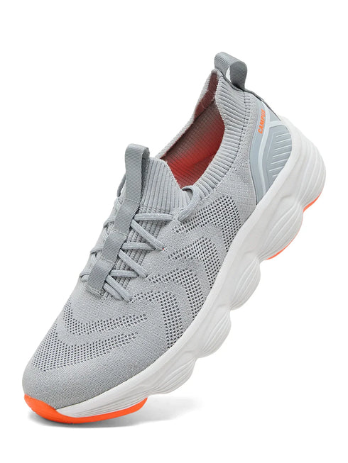 FALKO Grey Men's Walking Shoes