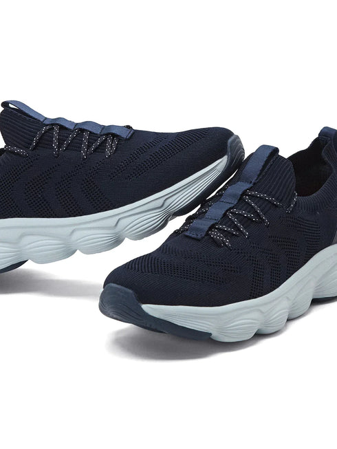 FALKO Navy Men's Walking Shoes