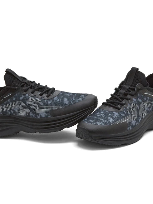 FERLO Black Men's Running Shoes