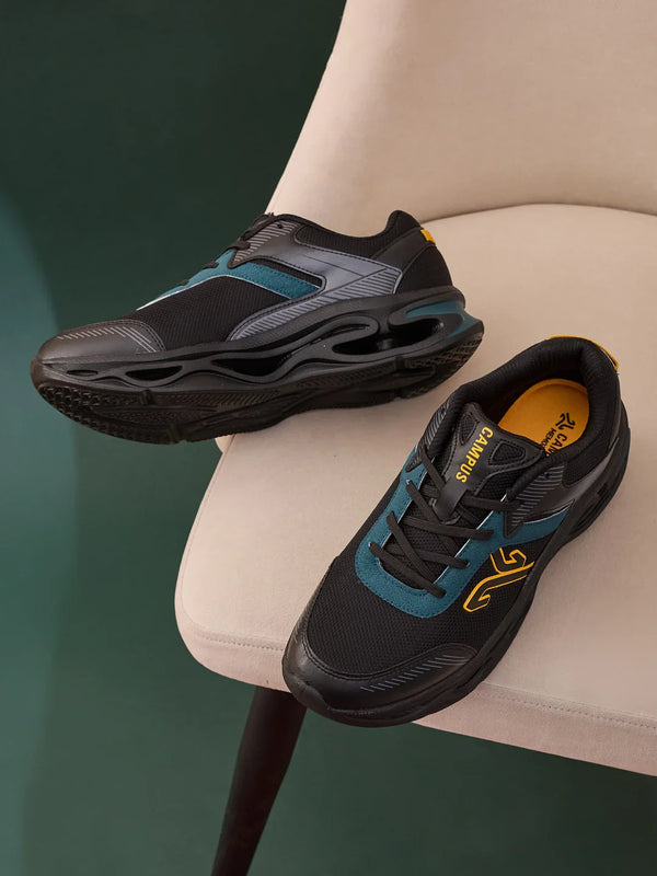 FEROX Black Men's Running Shoes