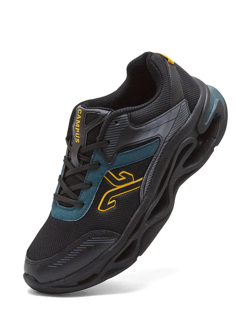 FEROX Black Men's Running Shoes