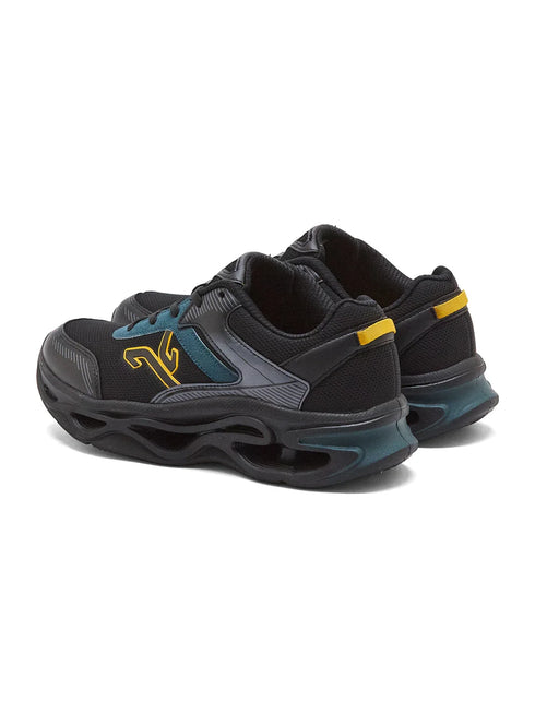 FEROX Black Men's Running Shoes