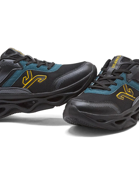 FEROX Black Men's Running Shoes