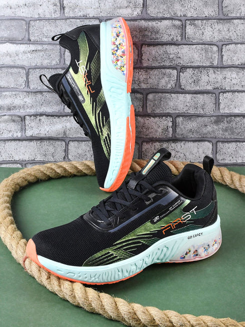 FIRST Black Men's Running Shoes