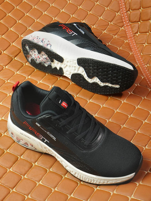 FIRST Black Men's Running Shoes