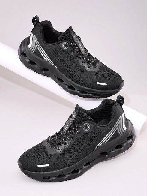 FLASK Black Men's Running Shoes