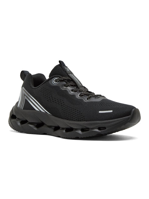 FLASK Black Men's Running Shoes