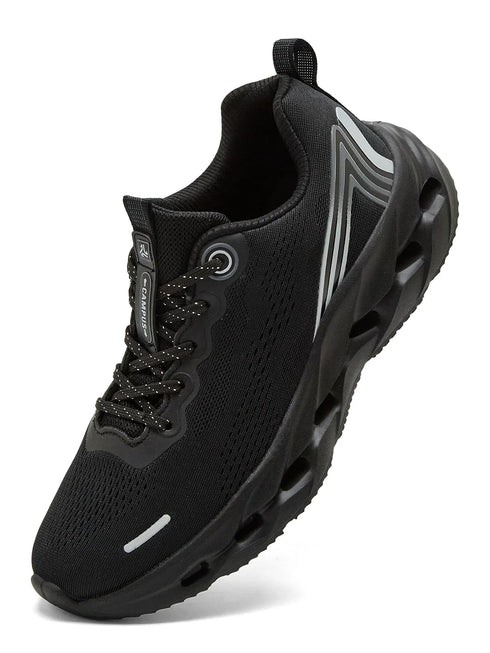 FLASK Black Men's Running Shoes