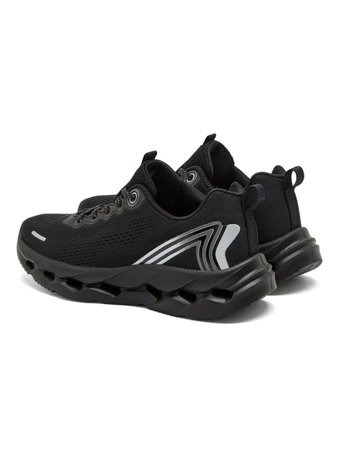 FLASK Black Men's Running Shoes