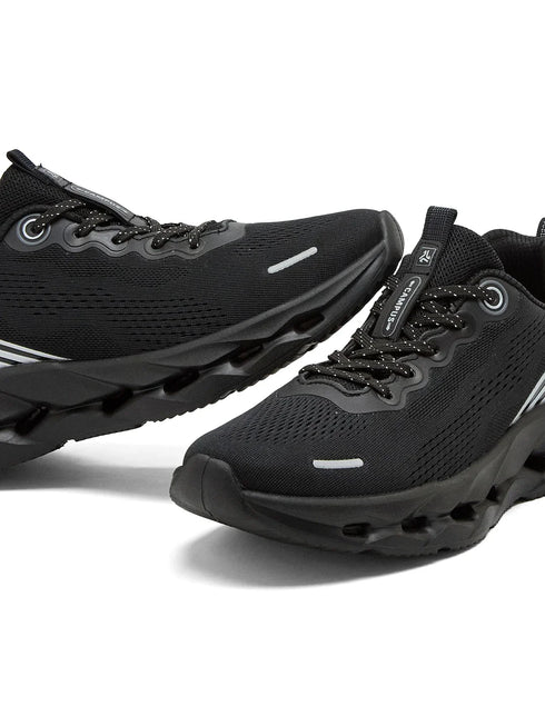 FLASK Black Men's Running Shoes