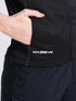 Women's Black Solid Stand Collar Jacket