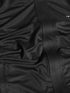 Men's Black Solid Stand Collar Jacket