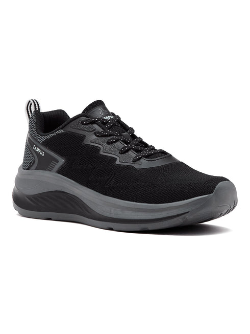 FYBER Black Men's Running Shoes