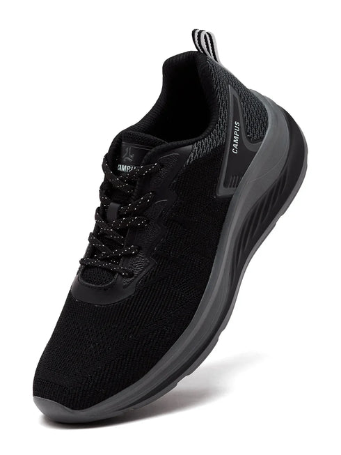 FYBER Black Men's Running Shoes
