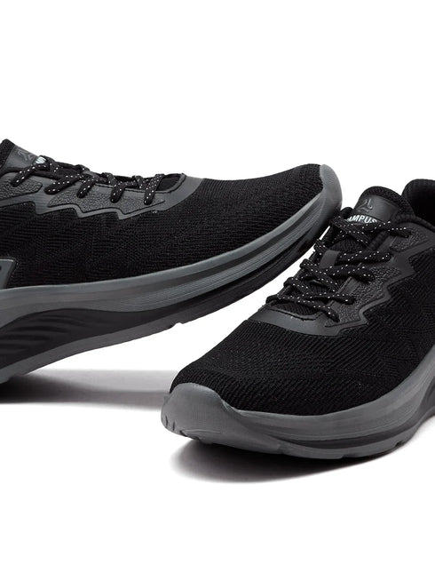 FYBER Black Men's Running Shoes