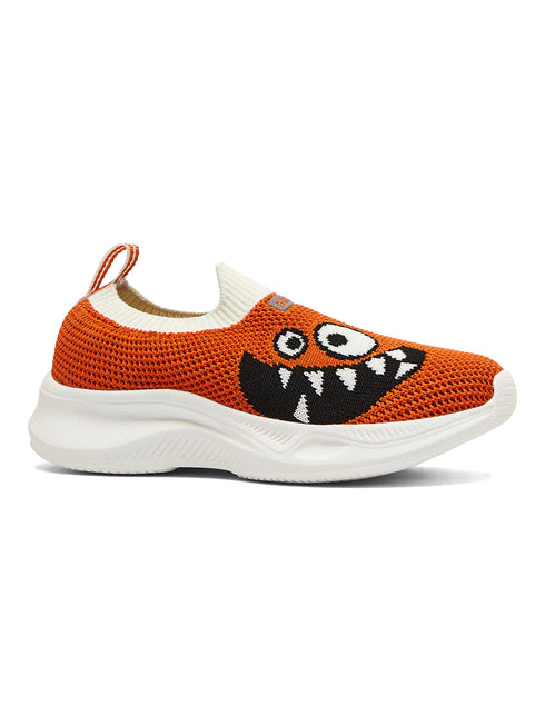 GALRO K Orange Kids Walking Shoes