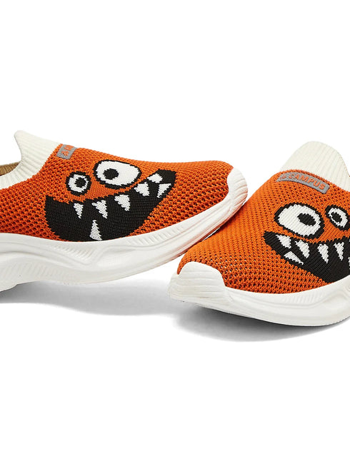 GALRO K Orange Kids Walking Shoes