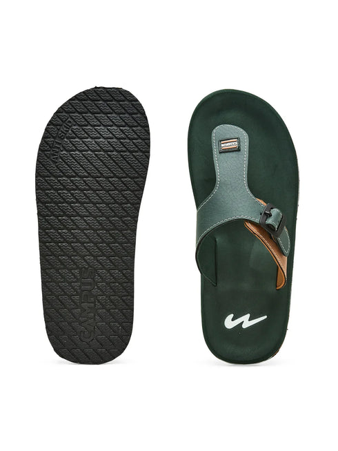 GC-1084 Green Men's Flip Flops