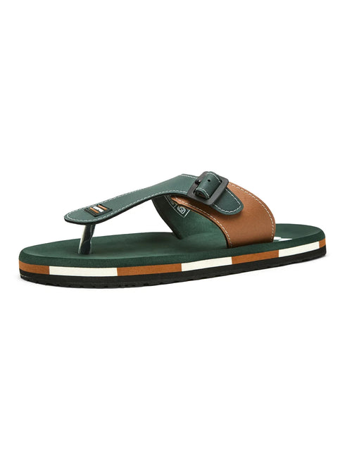 GC-1084 Green Men's Flip Flops