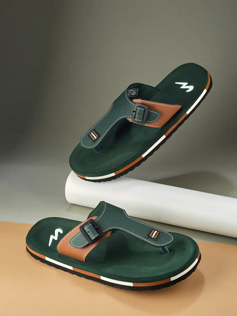 GC-1084 Green Men's Flip Flops