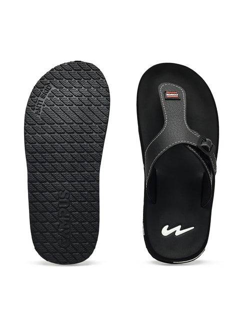 GC-1084 Black Men's Flip Flops