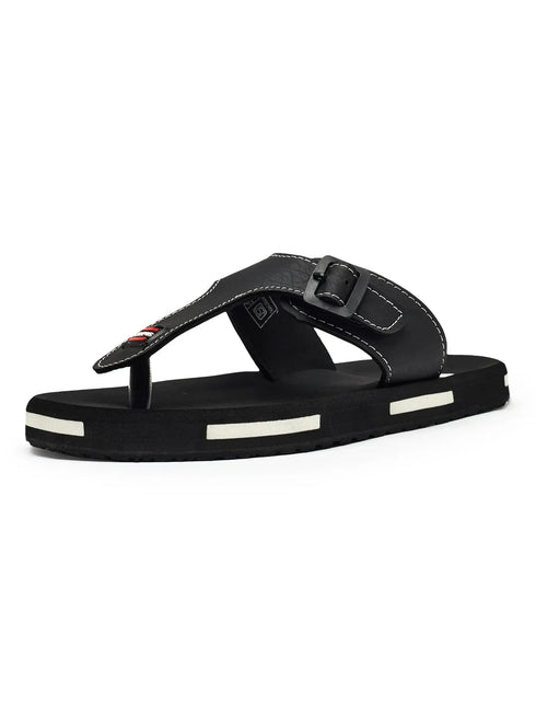GC-1084 Black Men's Flip Flops