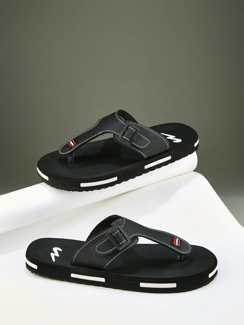 GC-1084 Black Men's Flip Flops