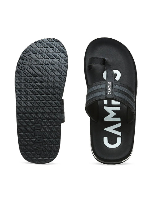 GC-1087 Black Men's Flip Flops