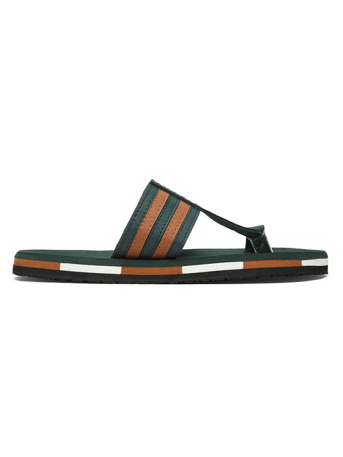 GC-1087 Olive Men's Flip Flops