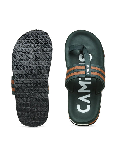 GC-1087 Olive Men's Flip Flops