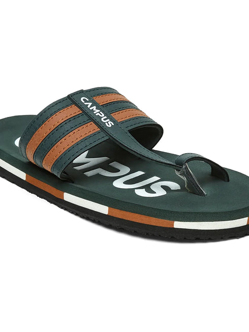 GC-1087 Olive Men's Flip Flops