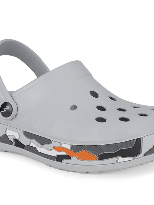 GC-4008A Grey Men's Clogs