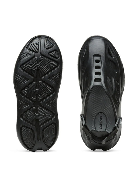 GC-4019B Black Men's Clogs